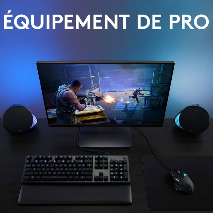 Logitech G432 Casque Gaming 7.1 Surround Bleu/Noir Logitech G432 Casque Gaming 7.1 Surround Bleu/Noir