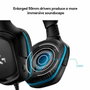 Logitech G432 Casque Gaming 7.1 Surround Bleu/Noir