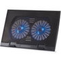 Conceptronic Base de Refroidissement pour Ordinateur Portable 2 Ventilateurs 12,5cm jusqu'à 17 Pouces USB