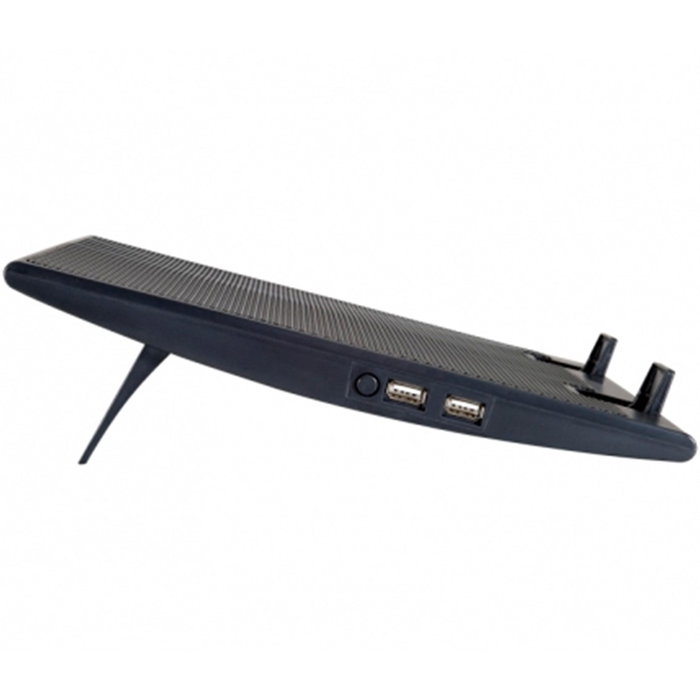 Conceptronic Base de Refroidissement pour Ordinateur Portable 2 Ventilateurs 12,5cm jusqu'à 17 Pouces USB