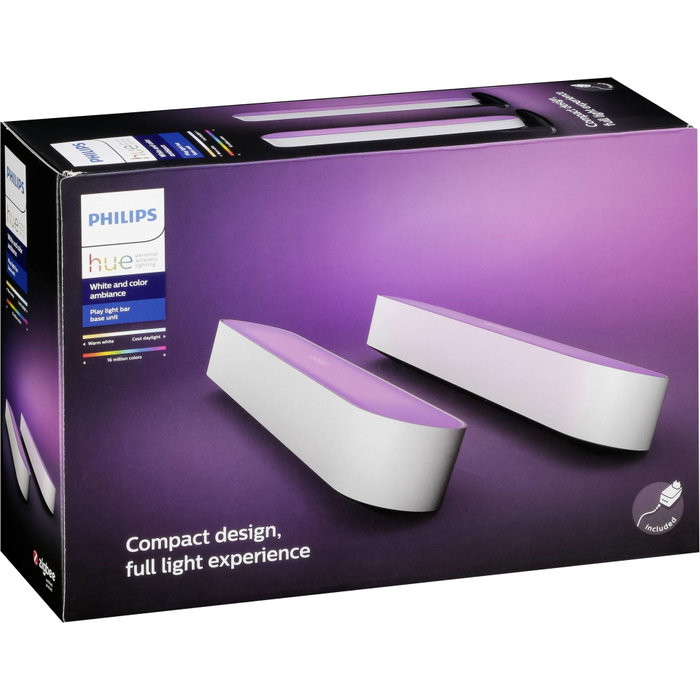 Philips Hue Play Pack x2 - Blanc - LED compatible Bluetooth