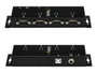 Startech.com Hub USB 2.0 4 Ports RS-232 DB9 Série Adaptateur - Montage DIN/Pareil - 921.6 Kbps - Noir - ICUSB2324P