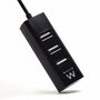 Ewent Hub USB EW1123 4 ports Noir