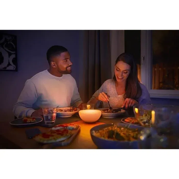 Philips Hue Go Lampe portable connectée Blanc et Couleur - Compatible Bluetooth, Alexa, Google Assistant, Apple HomeKit