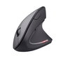 Trust - Souris sans fil ergonomique verticale avec capteur optique 1600 DPI, récepteur USB et boutons de pouce pour navigation