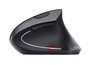 Trust - Souris sans fil ergonomique verticale avec capteur optique 1600 DPI, récepteur USB et boutons de pouce pour navigation