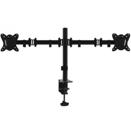 Equip Support écran double bras pour bureau fixation œillet et crampon ajustable en hauteur compatible VESA