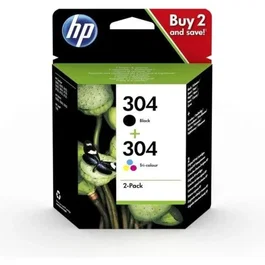 HP 304 Multipack de cartouches d'encre Noir et Couleurs (3JB05AE)
