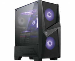 MSI MAG Forge 100M Boîtier PC Gaming Noir avec Verre Trempé