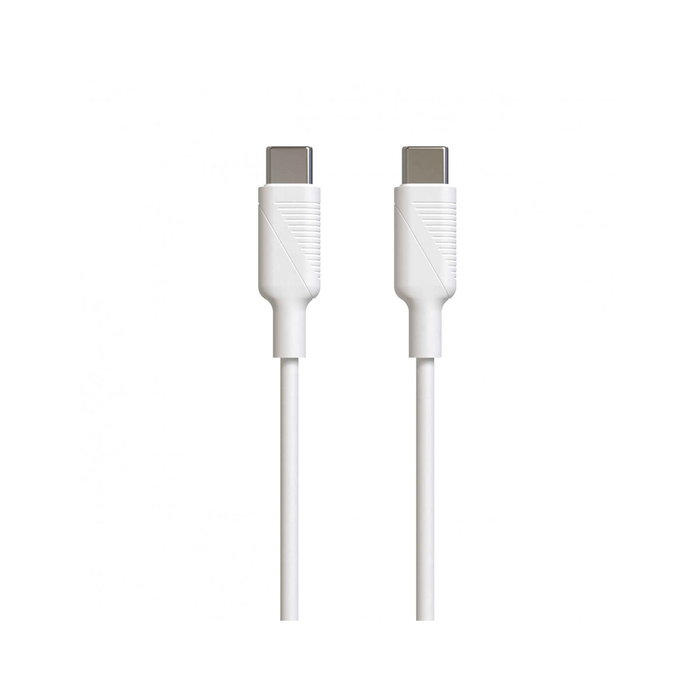 Câble USB-C Muvit MCUSC0008 Blanc Noir 1,2 m