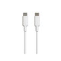 Câble USB-C Muvit MCUSC0008 Blanc Noir 1,2 m