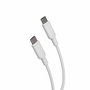 Câble USB-C Muvit MCUSC0008 Blanc Noir 1,2 m