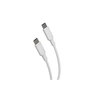 Câble USB-C Muvit MCUSC0008 Blanc Noir 1,2 m