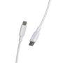Câble USB-C Muvit MCUSC0008 Blanc Noir 1,2 m
