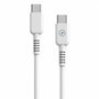 Câble USB-C Muvit MCUSC0008 Blanc Noir 1,2 m