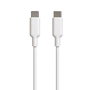 Câble USB-C Muvit MCUSC0008 Blanc Noir 1,2 m