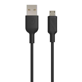 Câble Micro USB Muvit MCUSC0014 Noir 1,2 m