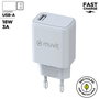 Chargeur mural Muvit MCACC0002 15 W Blanc