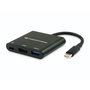 Conceptronic DONN01B Station d'accueil 3-en-1 USB-C