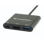 Conceptronic DONN01B Station d'accueil 3-en-1 USB-C