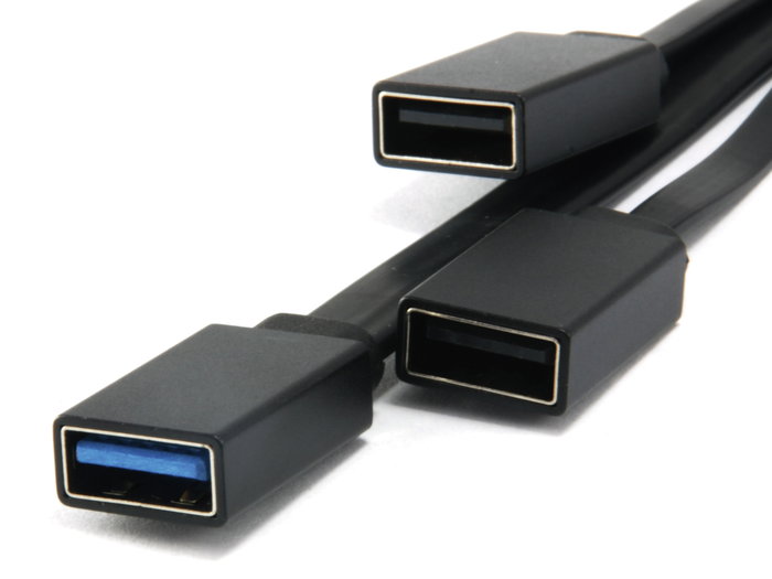 Conceptronic HUBBIES01B Hub USB Type-C 1x USB 3.0 et 2x USB 2.0