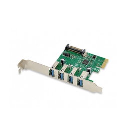 Conceptronic CARDUSB3PCE4 Carte PCI Express 4 Ports USB 3.0 SuperSpeed 5 Gbps