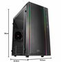 Boîtier mini-tour Micro ATX / ITX Mars Gaming MCM Noir