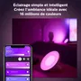 Philips Hue Lampe Bloom White & Color Ambiance - Noire - Contrôle Bluetooth, Compatible Alexa, Google Assistant, Apple Homekit