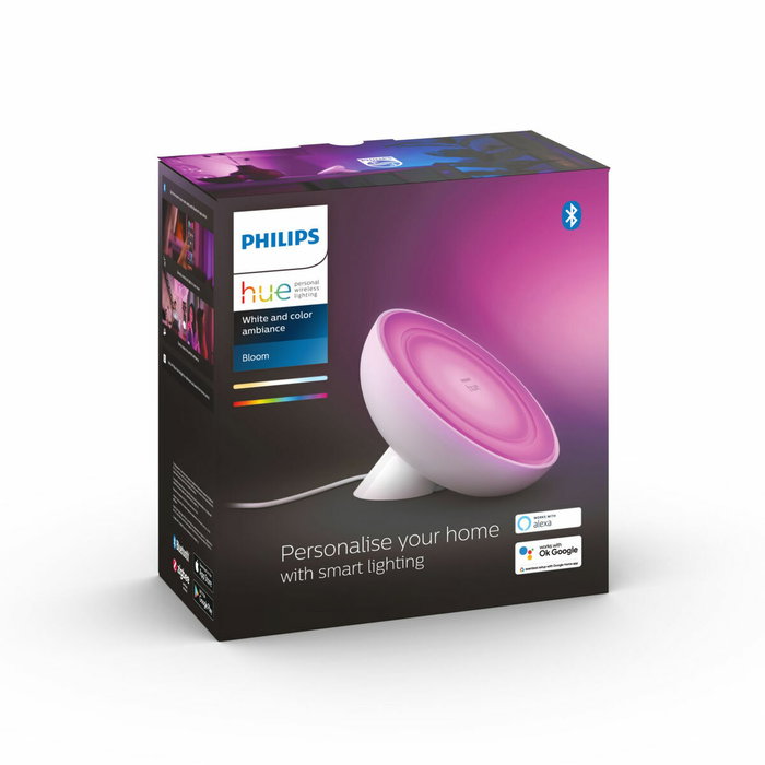Philips Hue Bloom White & Color Ambiance, 4ème génération - Blanc Philips Hue Bloom White & Color Ambiance, 4ème génération - Blanc