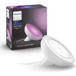Philips Hue Lampe de table LED Bloom White & Color Ambiance 4ème génération - Blanc, Bluetooth, Compatible Alexa, Google Assistant et Apple HomeKit
