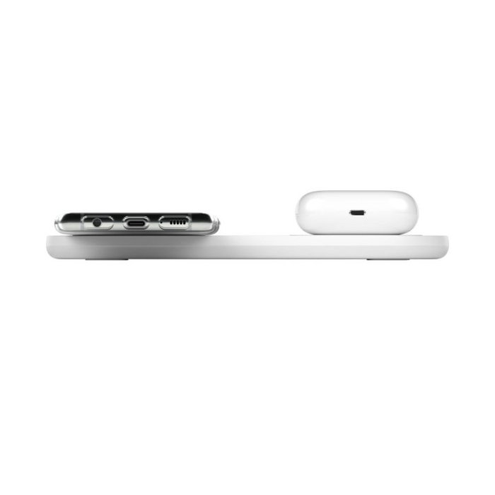 Belkin WIZ002VFWH Boîte de charge sans fil double 10W Qi Blanc