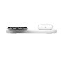 Belkin WIZ002VFWH Boîte de charge sans fil double 10W Qi Blanc