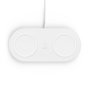 Belkin WIZ002VFWH Boîte de charge sans fil double 10W Qi Blanc