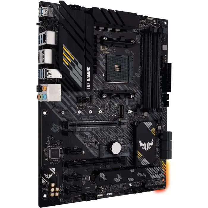 ASUS TUF Gaming B550-PLUS Carte mère AMD Socket AM4 B550, DDR4, 2.5 GbE, M.2, CrossFireX - Compatible Ryzen 3000