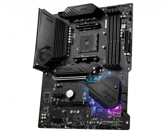 MSI MPG B550 GAMING PLUS Carte mère ATX Socket AM4 Chipset B550 DDR4 USB 3.2 Gen 2 M.2 Gen4 RGB