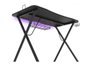 Genesis Mesa Gaming Holm 200 RGB Bureau Gaming avec Hub USB 3.0, RGB LED, MDF Noir, 113x60x75 cm