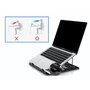 Conceptronic ERGO Support de refroidissement en aluminium gris