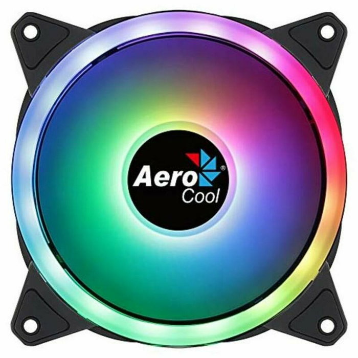 Ventillateur de cabine Aerocool Duo 12 1000rpm (Ø 12 cm) RGB Ø 12 cm (1 Unité) Ventillateur de cabine Aerocool Duo 12 1000rpm (Ø 12 cm) RGB Ø 12 cm (1 Unité)