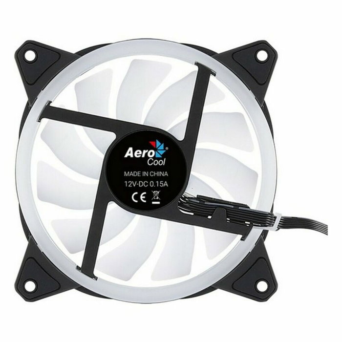 Ventillateur de cabine Aerocool Duo 12 1000rpm (Ø 12 cm) RGB Ø 12 cm (1 Unité) Ventillateur de cabine Aerocool Duo 12 1000rpm (Ø 12 cm) RGB Ø 12 cm (1 Unité)
