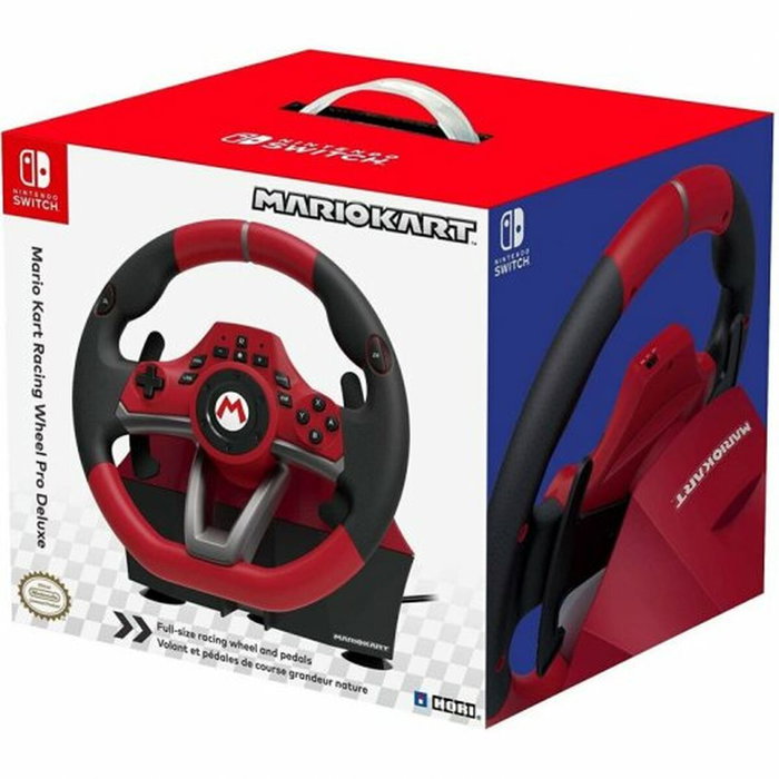 Hori Mario Kart Racing Wheel Pro Deluxe - Rouge Hori Mario Kart Racing Wheel Pro Deluxe - Rouge