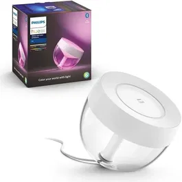 Philips Hue Iris Bluetooth - Ampoule LED connectée White & Color Ambiance 10W (équiv. 60W), Blanc - Contrôle Alexa, Google Assistant, Apple HomeKit