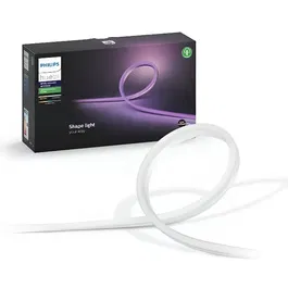 Philips Hue White Outdoor Lightstrip - Ruban lumineux connecté extérieur, 5 m, 37,5 W, classe A+, contrôle smartphone