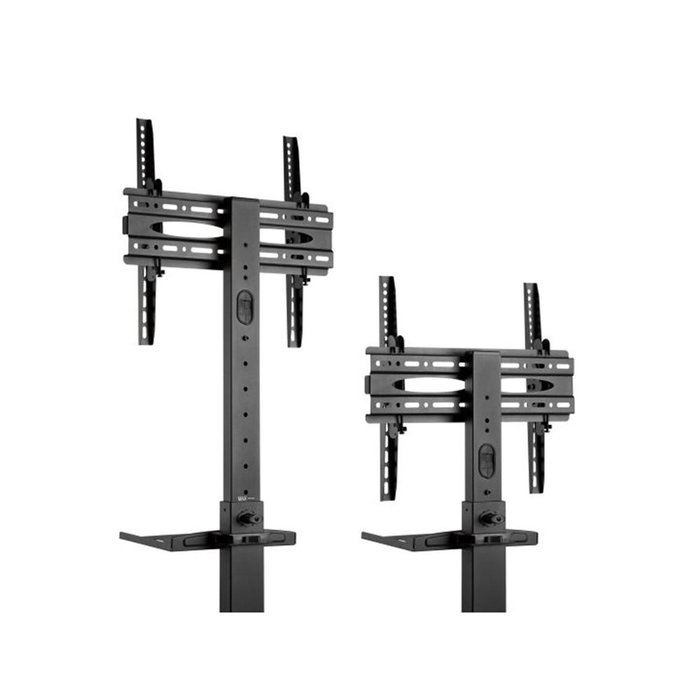 Equip Support au sol pour TV avec roues, VESA 400x400, charge max 35 kg, noir, écrans 32-55 pouces Equip Support au sol pour TV avec roues, VESA 400x400, charge max 35 kg, noir, écrans 32-55 pouces