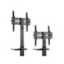 Equip Support au sol pour TV avec roues, VESA 400x400, charge max 35 kg, noir, écrans 32-55 pouces