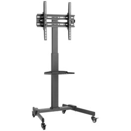 Equip Support au sol pour TV avec roues, VESA 400x400, charge max 35 kg, noir, écrans 32-55 pouces