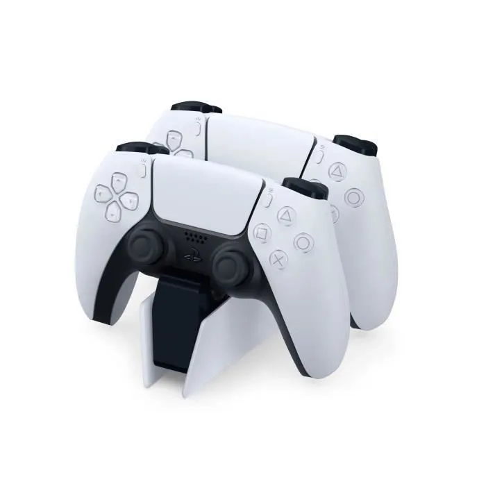 Sony Computer Entertainment Station de Rechargement pour Manette DualSense PS5 Blanche - Chargeur Officiel PlayStation 5