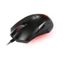 MSI CLUTCH GM08 - Souris gamer filaire RGB, optique, poids ajustables (3 poids amovibles), switchs 10 millions de clics, USB