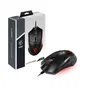 MSI CLUTCH GM08 - Souris gamer filaire RGB, optique, poids ajustables (3 poids amovibles), switchs 10 millions de clics, USB