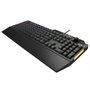 Asus TUF Gaming K1 Teclado Gaming RGB QWERTY - Interrupteurs silencieux, 19 NKRO, rétroéclairage RGB 5 zones, repose-poignet