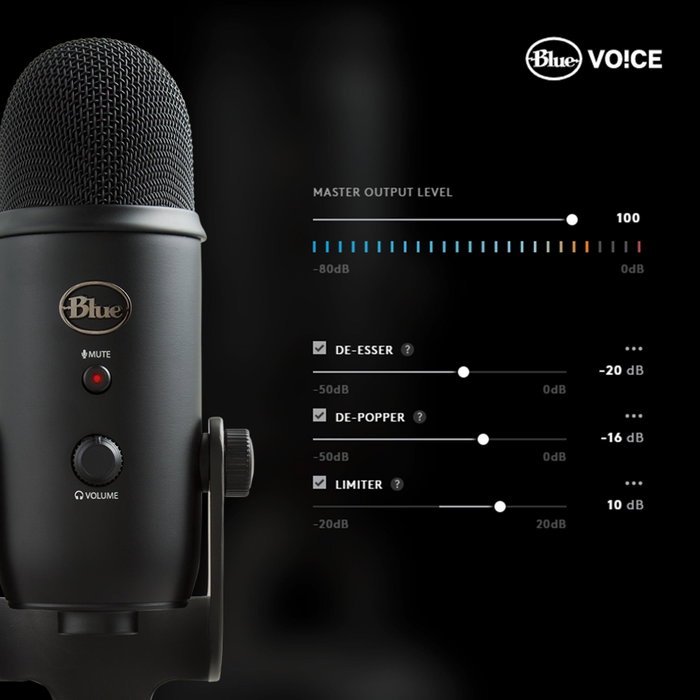 Logitech G Yeti Microphone USB Noir